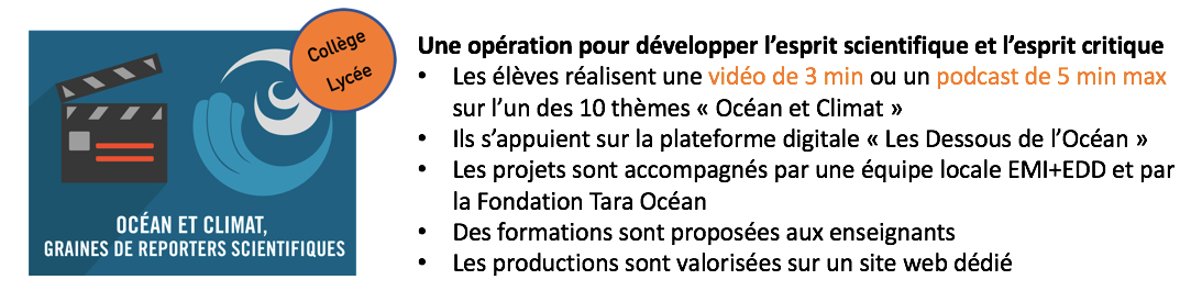 Lien vers site de Fondation Tara ocean