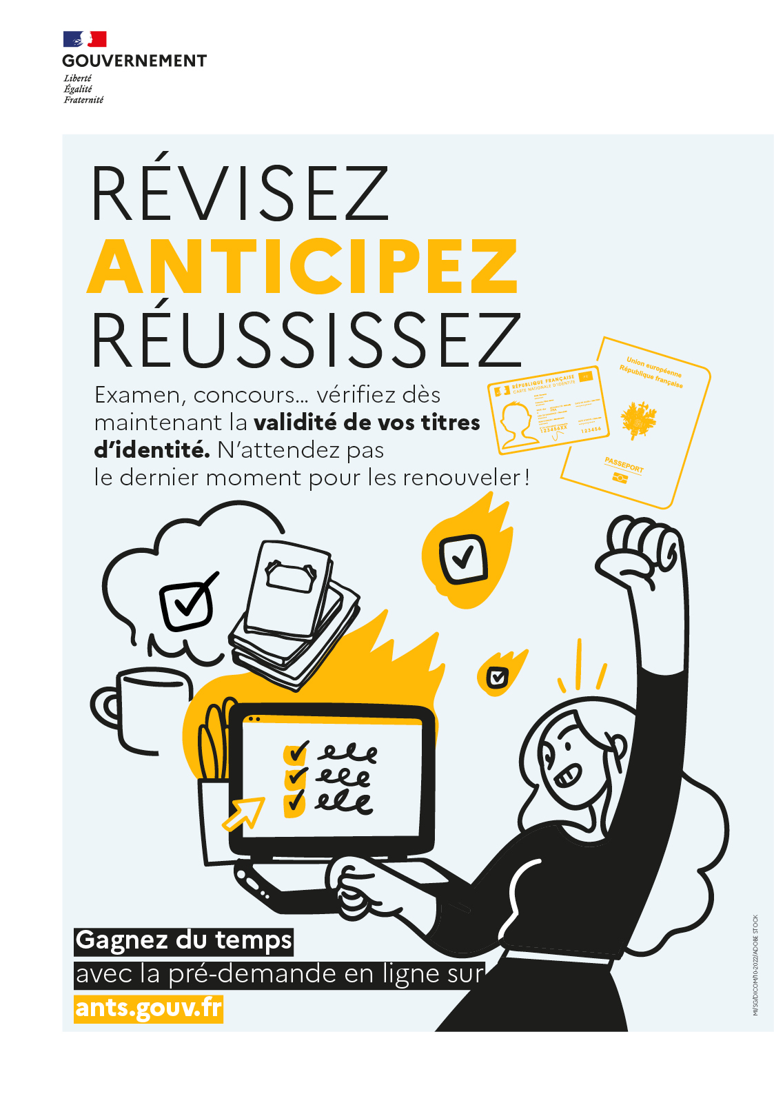 Affiche révisez, anticipez, réussissez