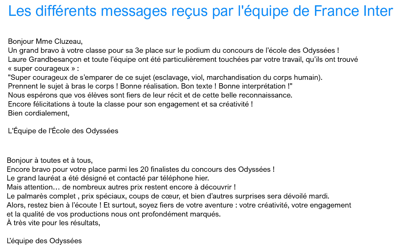 messages