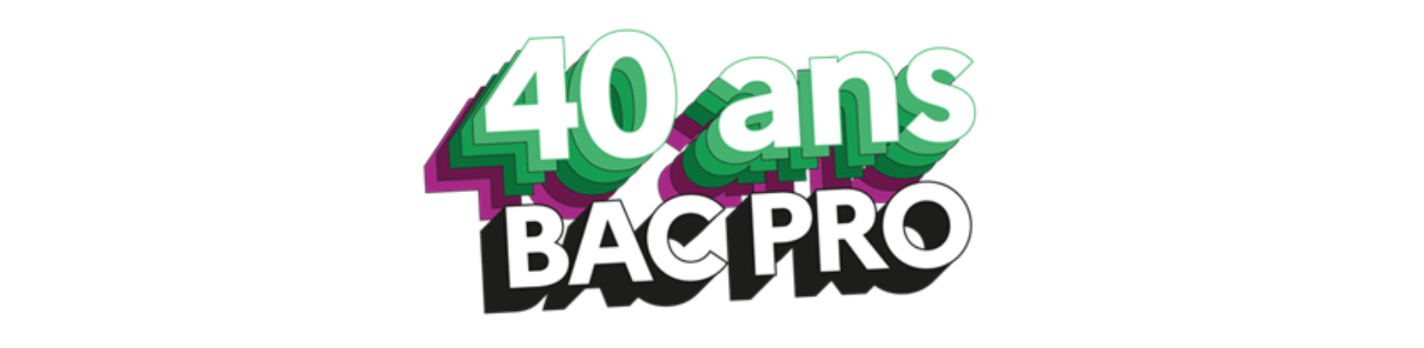 40 ans bac pro logo
