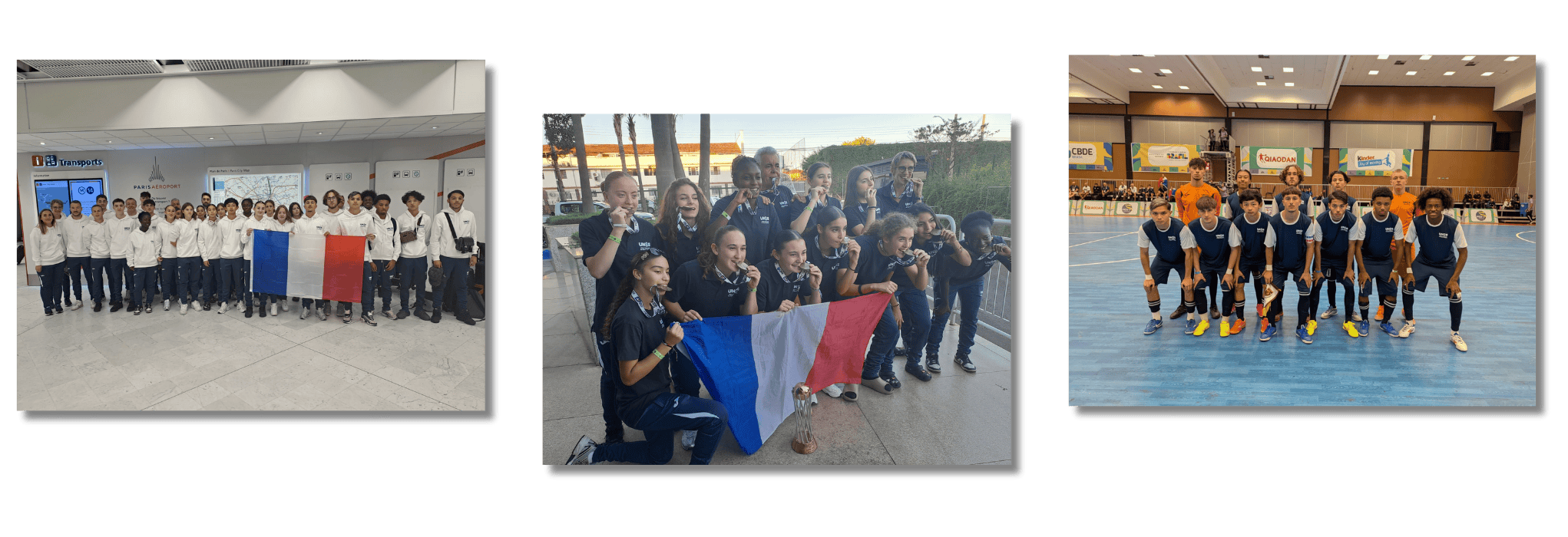 Equipe de france futsal unss au Brésil (F & H)