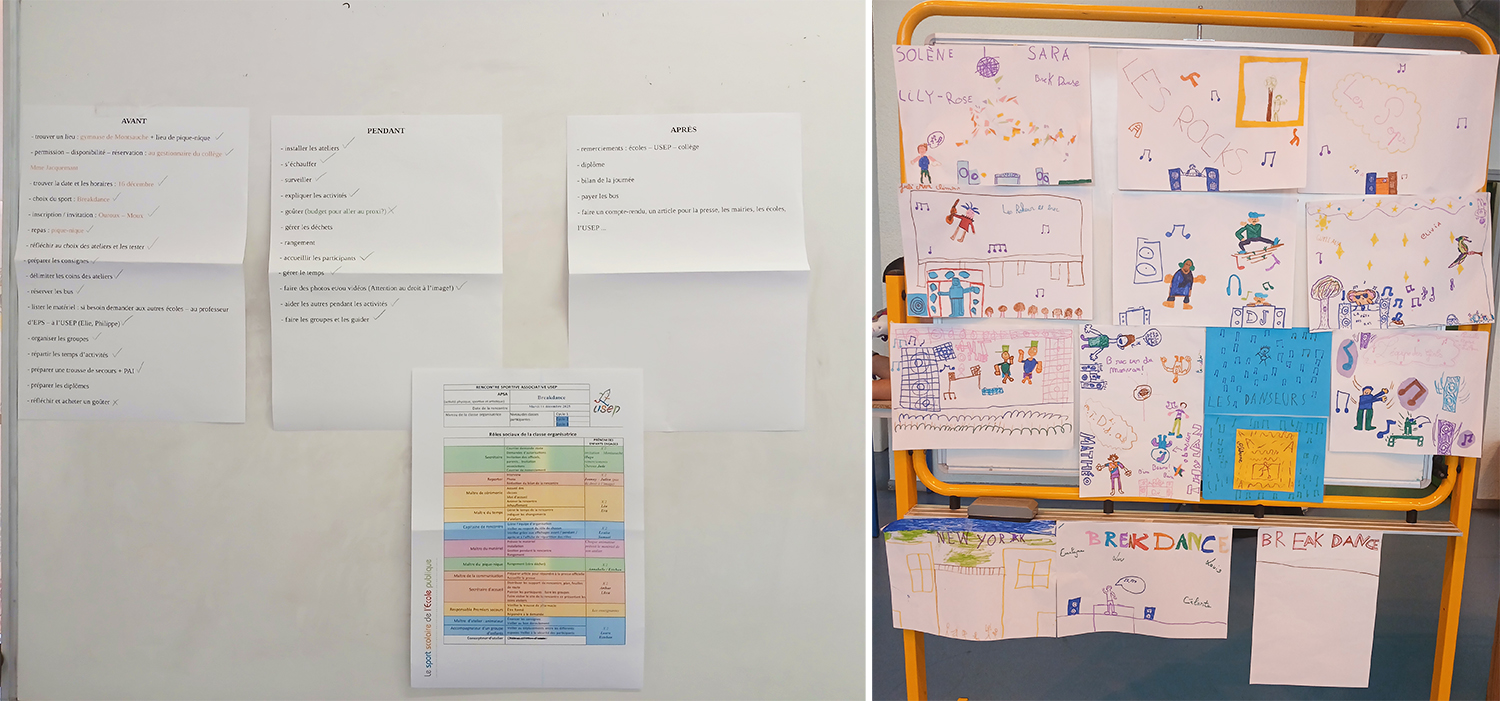 documents pour l'organisation