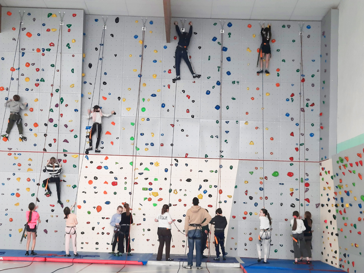 mur d'escalade