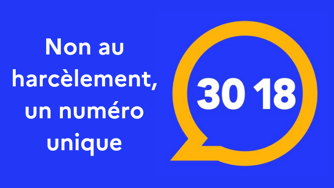3018 numéro contre le harcèlement