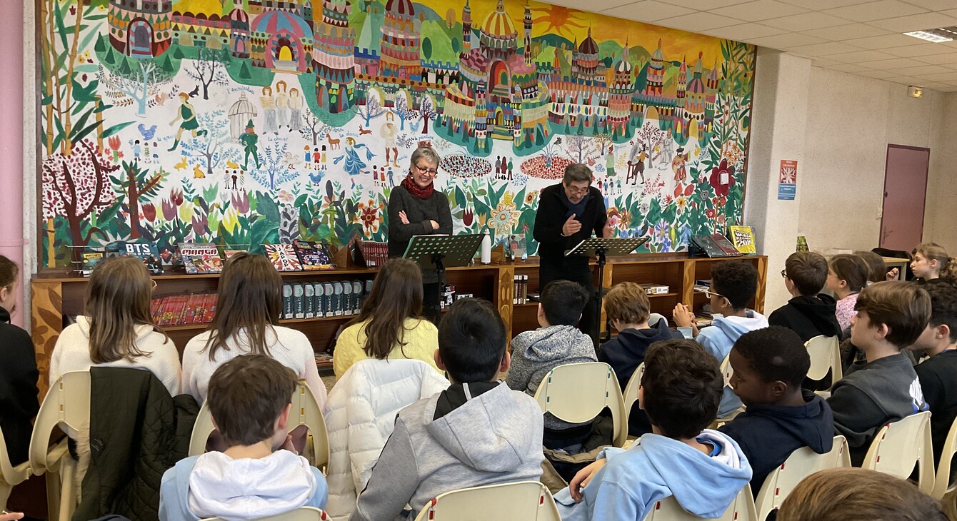 Semaine de la lecture au collège Marcel Aymé de Marsannay-la-Côte