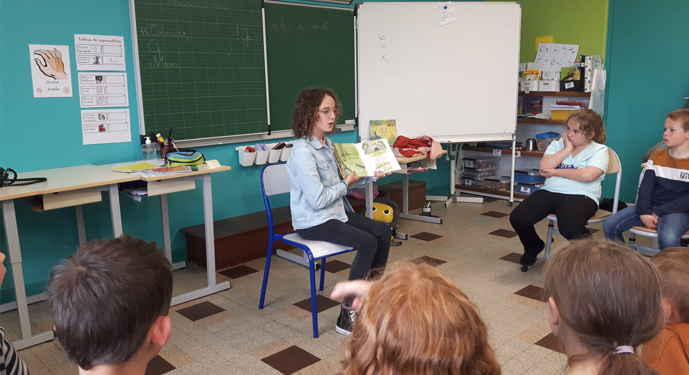 Intervention des élèves de 5e dans les classes de CP et CE1 de l'école ...