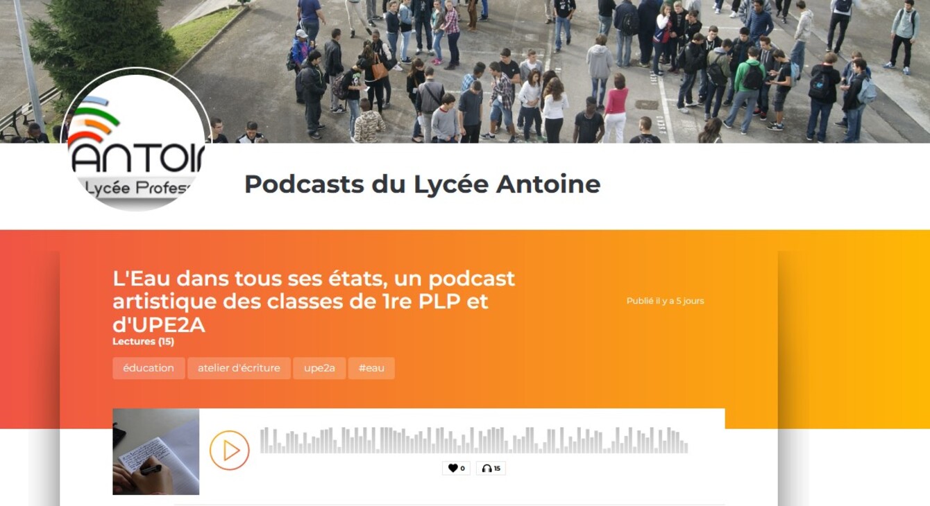 L'Eau dans tous ses états », un podcast artistique 