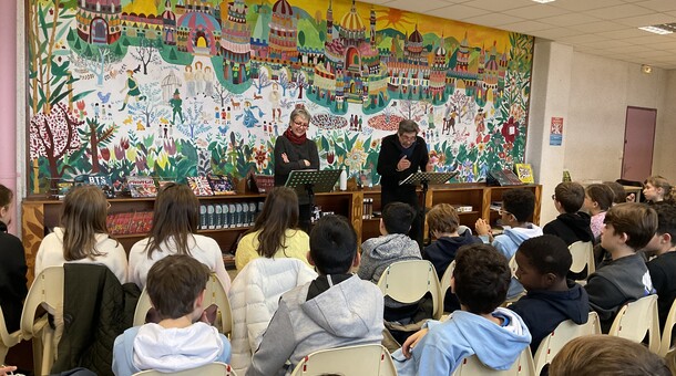 Semaine de la lecture au collège Marcel Aymé de Marsannay-la-Côte