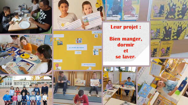 LES ELEVES DE L’UPE2A DE L’ECOLE PIERRE ET MARIE CURIE PRESENTENT PROJET « SANTE ET ALIMENTATION »