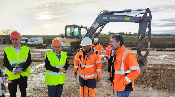 Chantier Désiré Nisard avec rectrice