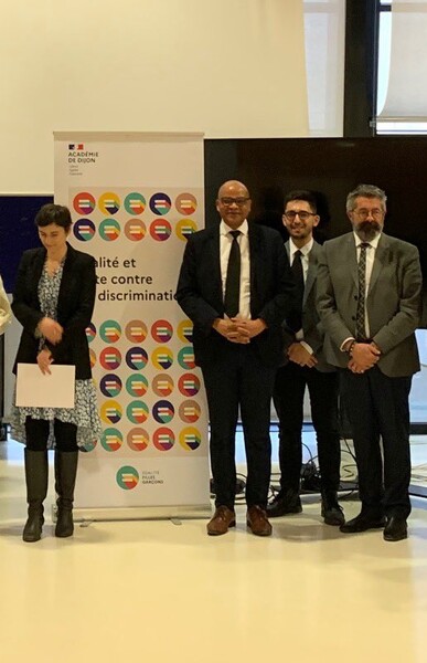8 mars / Remise des labels égalité filles-garçons par le recteur