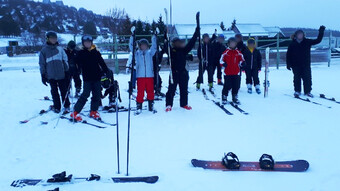 classe de neige ski