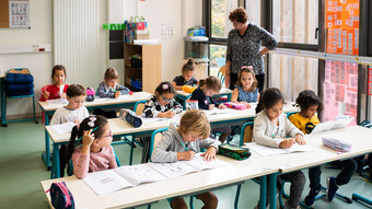 Classe dans une école élémentaire