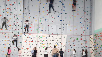mur d'escalade