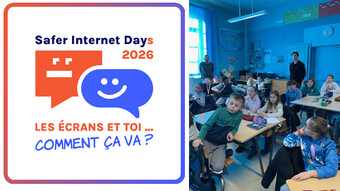 élèves et logo
