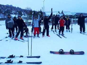 classe de neige ski
