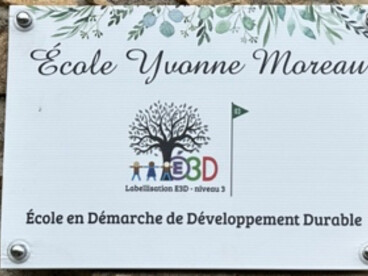 Plaque école