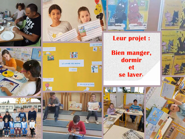 LES ELEVES DE L’UPE2A DE L’ECOLE PIERRE ET MARIE CURIE PRESENTENT PROJET « SANTE ET ALIMENTATION » 