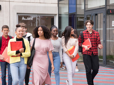 Groupe de lycéens